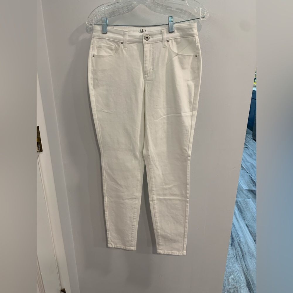 Style & Co. Crisp White Cropped Jeans NWT